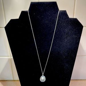 Cowboy hat, necklace, silver